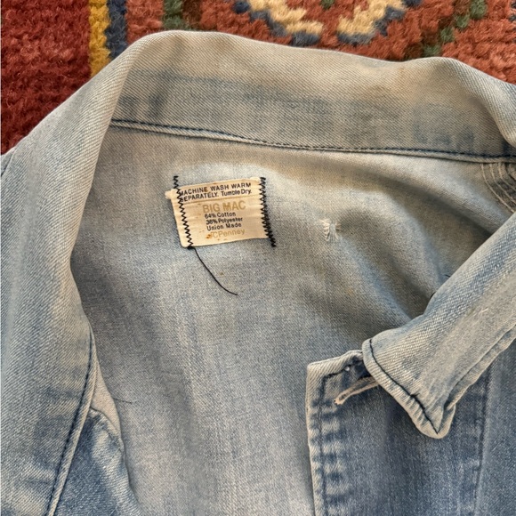 VINTAGE BIG MAC CHORE JACKET XL - Picture 3 of 3